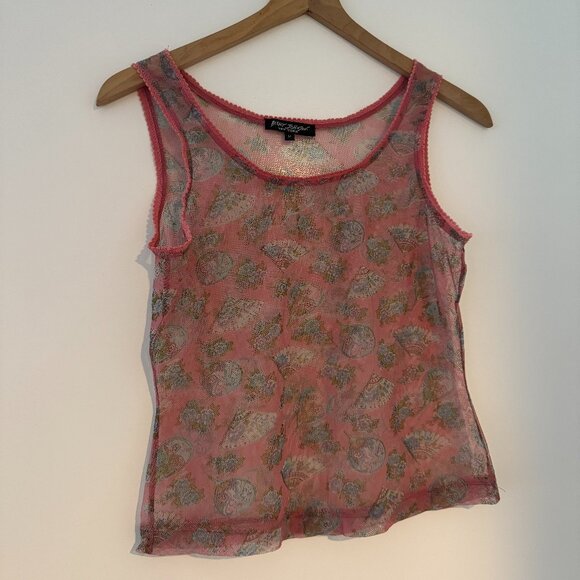 Vintage Betsey Johnson Sheer Top - Picture 1 of 4